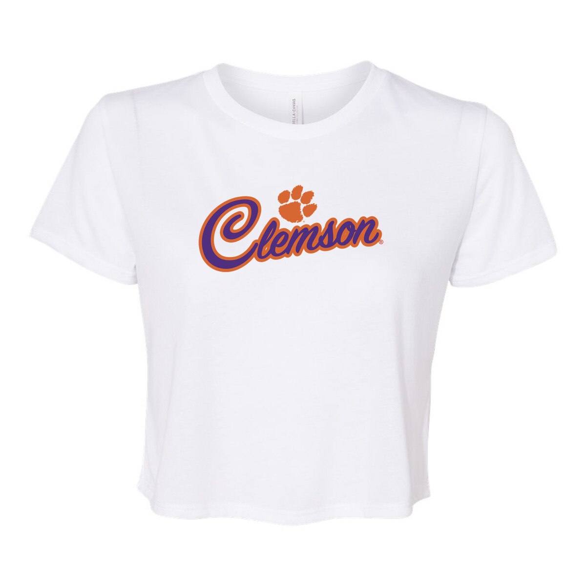 Blitz Script Crop Short Sleeve T-shirt in Clemson University | Capri ...