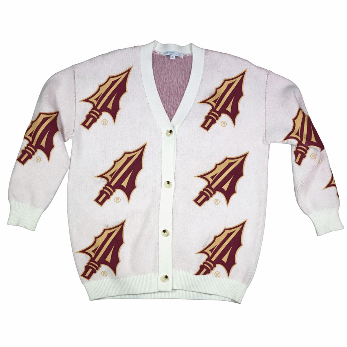 Capri Design Fsu Varsity Logo Repeater Cardigan in Florida State University | Capri ...